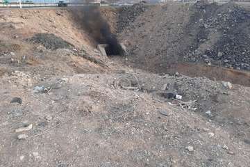 Un pequeño incendio hace saltar las alarmas en La Garita (Foto TA)