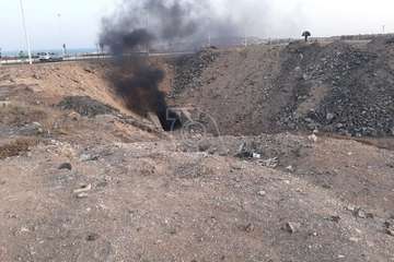 Un pequeño incendio hace saltar las alarmas en La Garita (Foto TA)