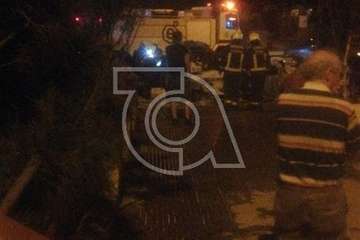 Incendio de cuatro vehículos en Jinámar (Foto TA)