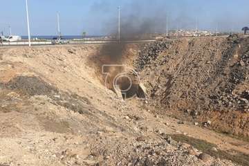 Incendio en el interior de un túnel subterráneo de La Garita (Foto TA)