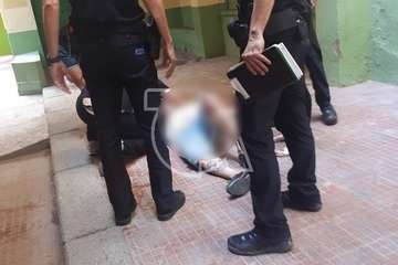 Un hombre sufre una caída involuntaria desde 4 metros de altura en el Valle de Jinámar (Foto TA)