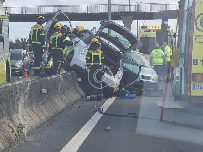 Imagen del accidente (Foto TA)