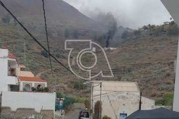 Incendio de un motor de bombeo en un antiguo pozo de Telde (Foto TA)