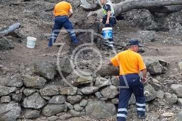 Intervención de Policía Local y Protección Civil en el Barranco de Los Cernícalos (Foto TA)