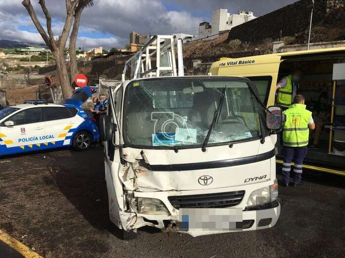 El vehículo siniestrado en el accidente (Foto TA)