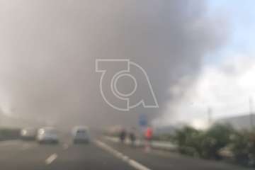 Incendio en la nave industrial de Martínez Cano en El Goro (Foto TA)