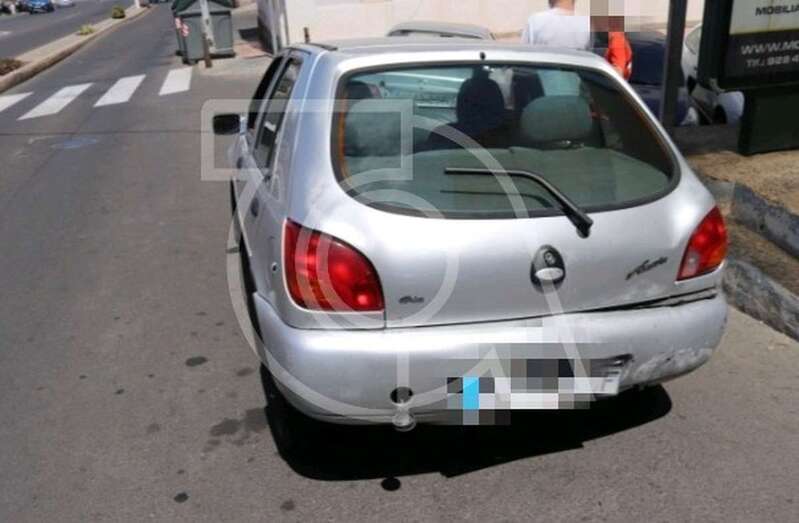 Uno de los vehículos implicados en el accidente/TA