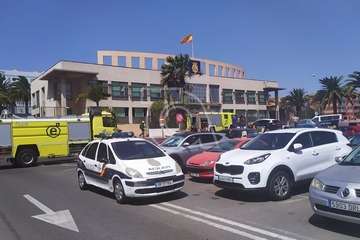 Susto en la Comisaría de Telde por un cortocircuito en su sótano