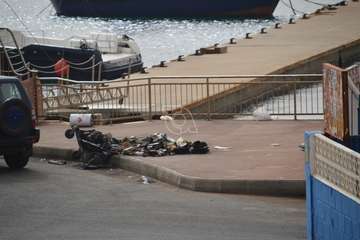 Un furgón y un contenedor calcinados en dos incendios ocurridos en Telde en menos de cuatro horas/TA.
