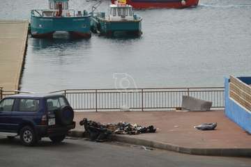 Un furgón y un contenedor calcinados en dos incendios ocurridos en Telde en menos de cuatro horas/TA.