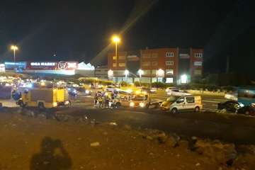 Accidente en la GC-1 en dirección sur, a la altura de Las Huesas/TA.