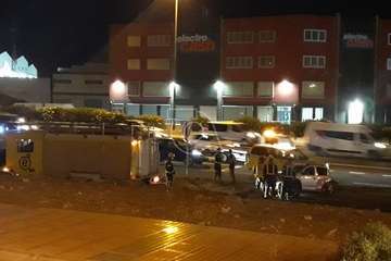 Accidente en la GC-1 en dirección sur, a la altura de Las Huesas/TA.