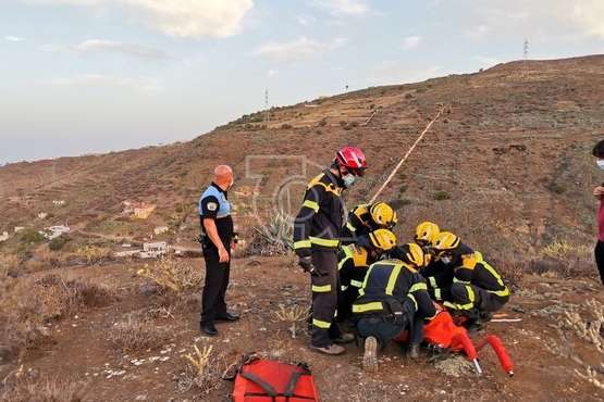 Un hombre se cae por una ladera del Barranco de San Roque y sufre policontusiones/TA.