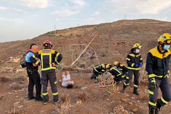 Un hombre se cae por una ladera del Barranco de San Roque y sufre policontusiones/TA.