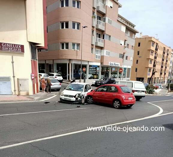 Imagen del accidente/Cedida por Telde Ojeando.