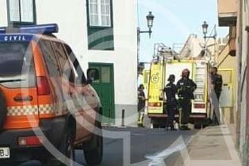 Incendio en un cobertizo en San Juan/TA.