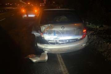 Accidente de tráfico en la entrada a Telde desde la GC-1, a la altura de Las Remudas/TA.