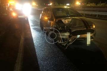 Accidente de tráfico en la entrada a Telde desde la GC-1, a la altura de Las Remudas/TA.