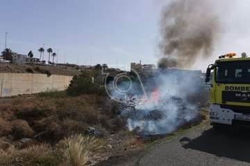 Intervención de los bomberos/TA.