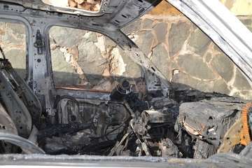 La Policía Nacional abre una investigación sobre el incendio de dos coches en Lomo Bristol/TA.