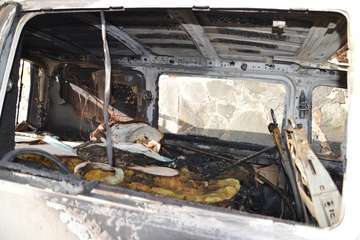 La Policía Nacional abre una investigación sobre el incendio de dos coches en Lomo Bristol/TA.