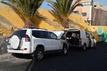 La Policía Nacional abre una investigación sobre el incendio de dos coches en Lomo Bristol/TA.