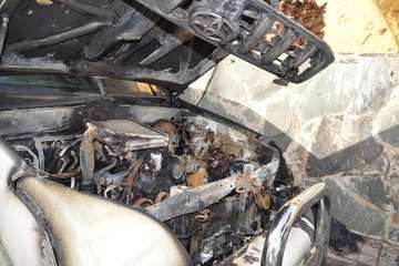 La Policía Nacional abre una investigación sobre el incendio de dos coches en Lomo Bristol/TA.