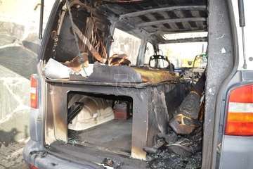 La Policía Nacional abre una investigación sobre el incendio de dos coches en Lomo Bristol/TA.