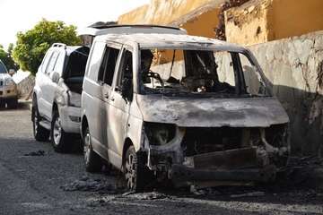 La Policía Nacional abre una investigación sobre el incendio de dos coches en Lomo Bristol/TA.