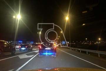 Un accidente en la GC-1, a la altura de La Pardilla, causa retenciones de tráfico/TA.