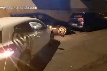 Accidente en El Goro con cuatro vehículos involucrados/Telde-Ojeando.