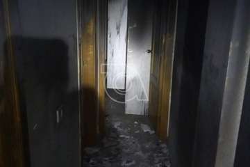 La vivienda quedó totalmente calcinada/TA.