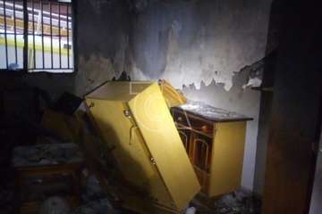 La vivienda quedó totalmente calcinada/TA.