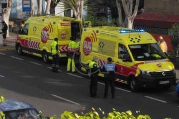 Un trabajador de las obras del Mercado Mercado sufre un percance/TA.