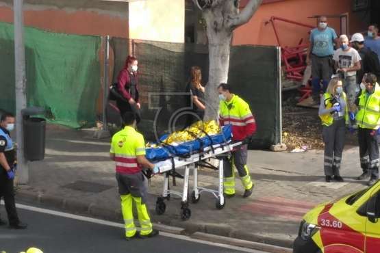 Un trabajador de las obras del Mercado Mercado sufre un percance/TA.