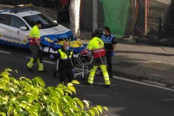 Un trabajador de las obras del Mercado Mercado sufre un percance/TA.