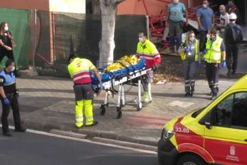 Un trabajador de las obras del Mercado Mercado sufre un percance/TA.