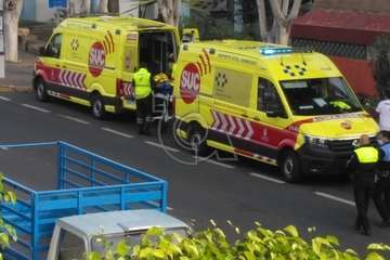 Un trabajador de las obras del Mercado Mercado sufre un percance/TA.