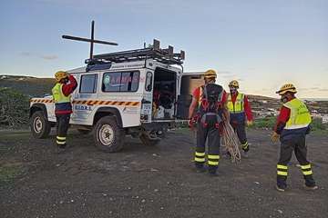 El GIORS Canaria participó activamente en las labores de búsqueda del desaparecido/TA.