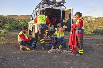 El GIORS Canaria participó activamente en las labores de búsqueda del desaparecido/TA.