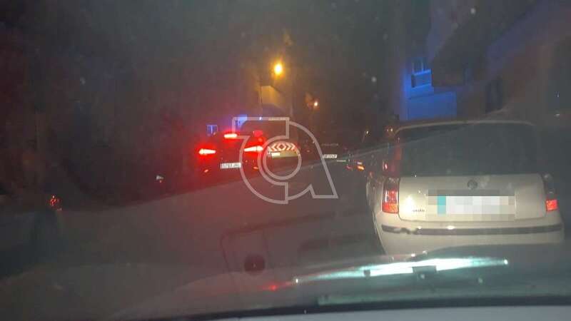 Policías y ambulancias en el lugar del suceso/TA.