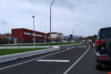 Un accidente agrava la densidad de tráfico en la GC-1 y en los accesos desde la Avenida del Cabildo/TA.