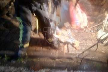 Incendio en un antiguo inmueble de dos plantas en San Antonio-Telde/TA.