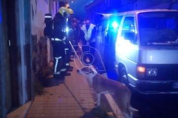 Incendio en un antiguo inmueble de dos plantas en San Antonio-Telde/TA.