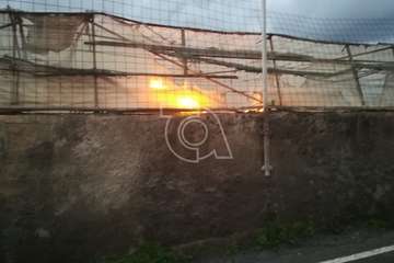 Incendio en un invernadero de Marpequeña Alta (Telde)/TA.