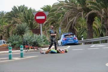 Atropellan a un ciclista en la rotonda de Los Pajaritos/TA.
