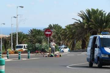 Atropellan a un ciclista en la rotonda de Los Pajaritos/TA.