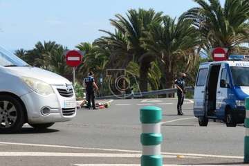 Atropellan a un ciclista en la rotonda de Los Pajaritos/TA.