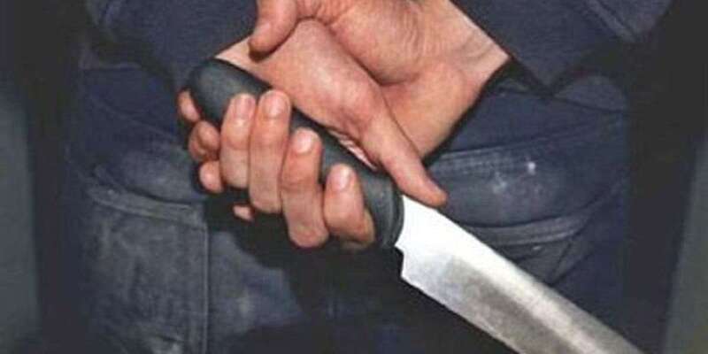 Cuchillo empleado en una amenaza/TA.