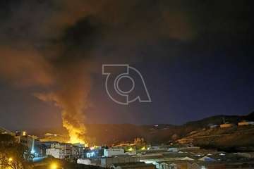  Pavoroso Incendio de una nave industrial en Jinámar (Telde)/TA.
